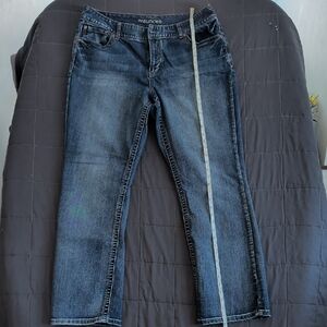 Maurices Dark Blue Straight Leg Jeans